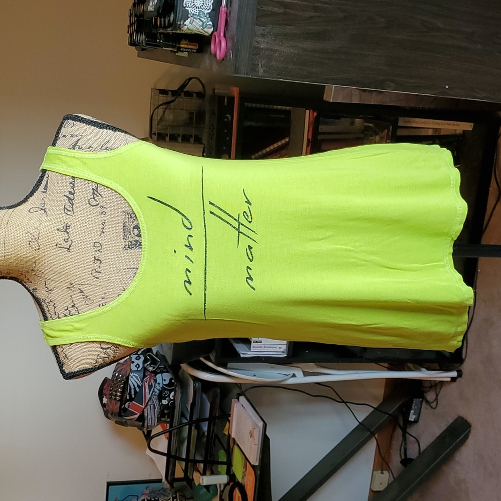 Gaiam size small mind over matter tank top